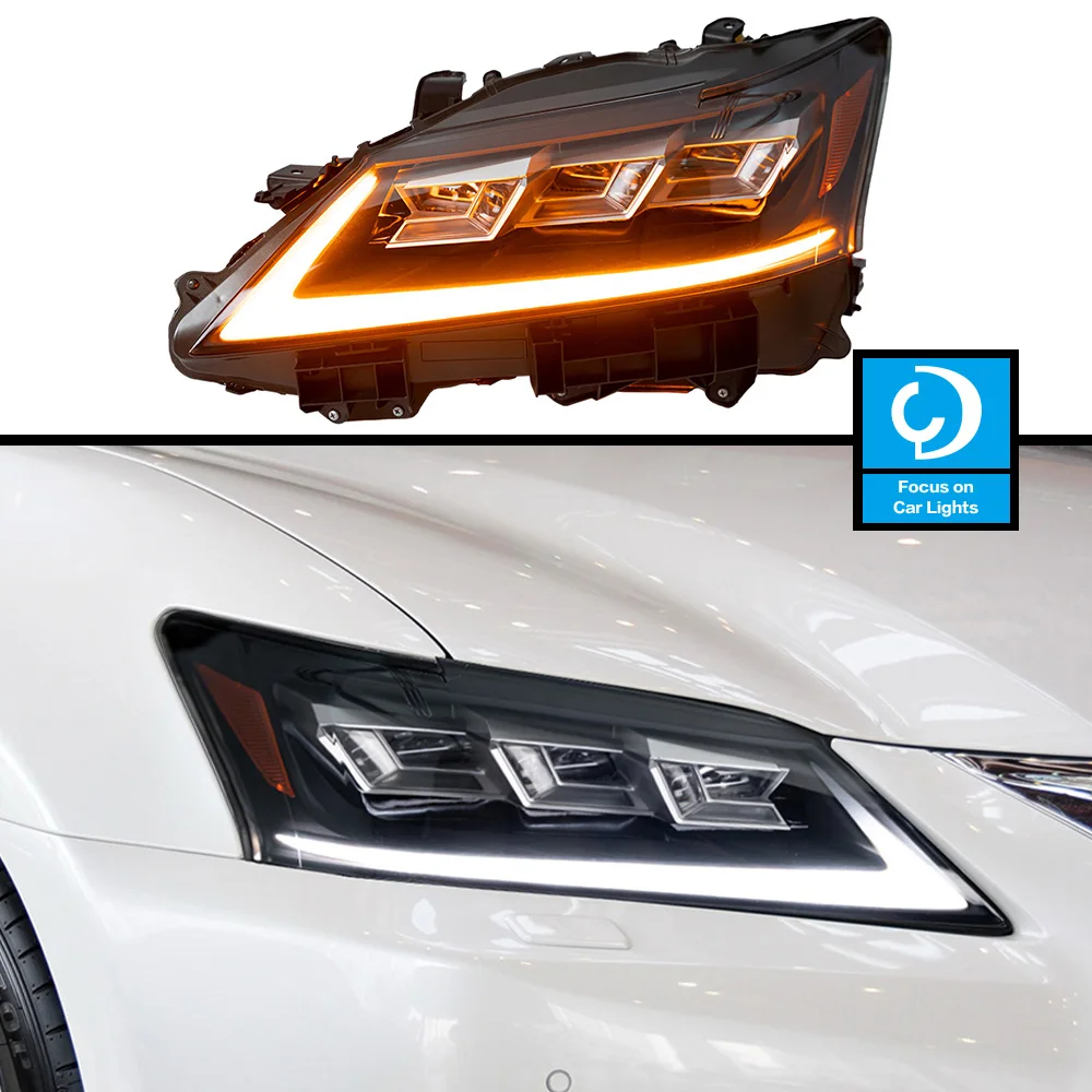 

Автомобильная передняя фара для Lexus GS GS250 GS350 LED 2012-2015, фара, Стайлинг, динамический поворотник, объектив, автомобильные аксессуары