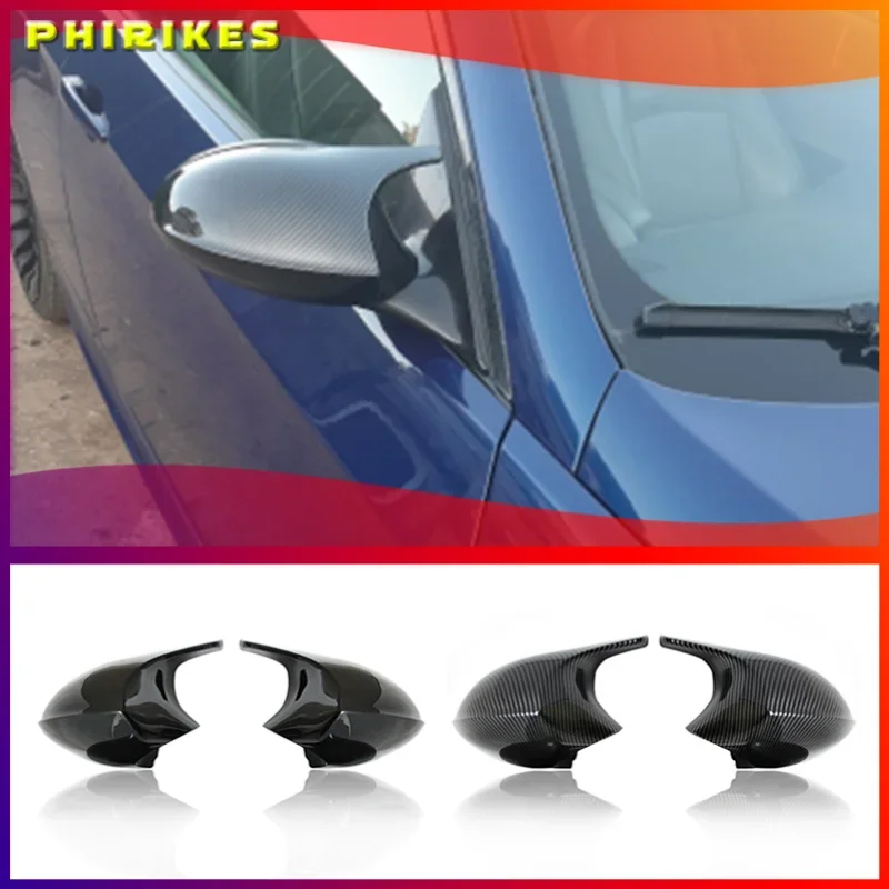 

Rearview Mirror Covers for Bmw 1 3 Series E90 E91 E92 E93 E80 E81 E87 E88 Rear-View Carbon Fiber Gloss Black