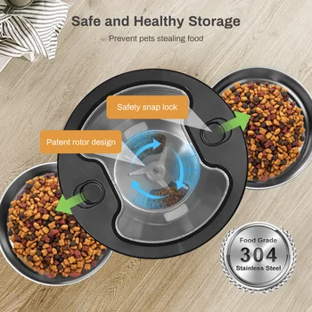 4.5L WiFi Automatic Pet Feeder with Dual Bowls - Image 6