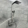 New Design Digital Display Shower System Bathroom Rainfall Temperature LED Shower Full Set Bathtub Waterfall Showers Faucet Suit 4