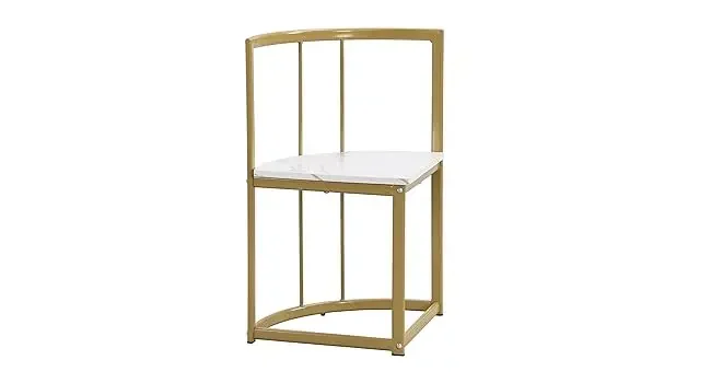 7 Piece Kitchen Table and Chair Set for Small Space Breakfast Table Set for 6 Compact, Metal Dining Room Table Set with Chairs