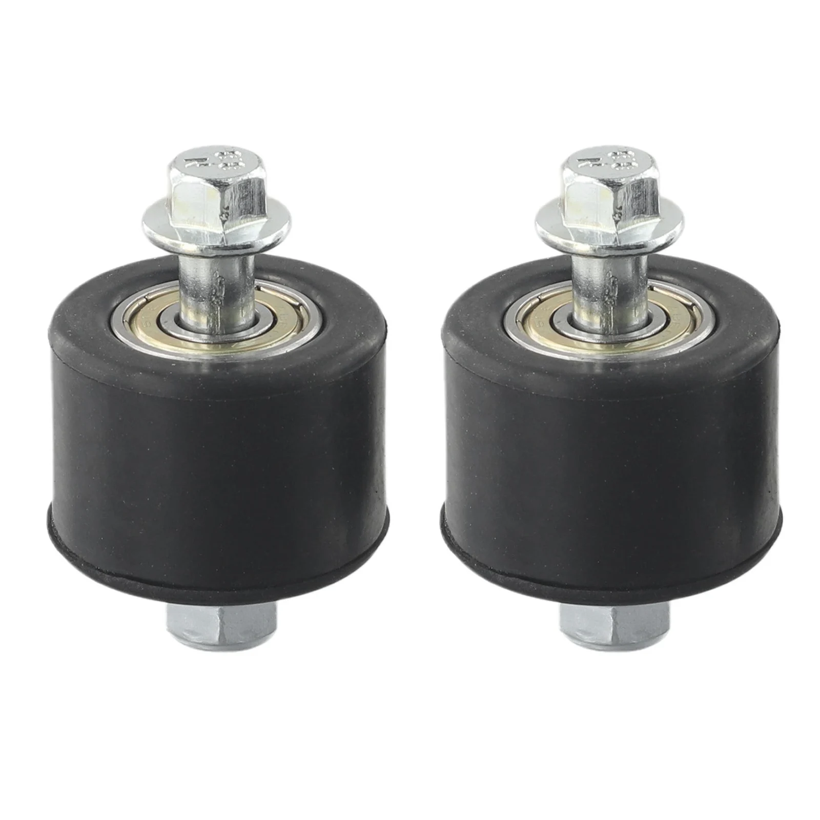 2Pcs 8mm Motorcycle Chain Roller For Raptor YFM350 YFM 350 Upper Lower Swingarm Car Accessories High-quality Skid Wheels