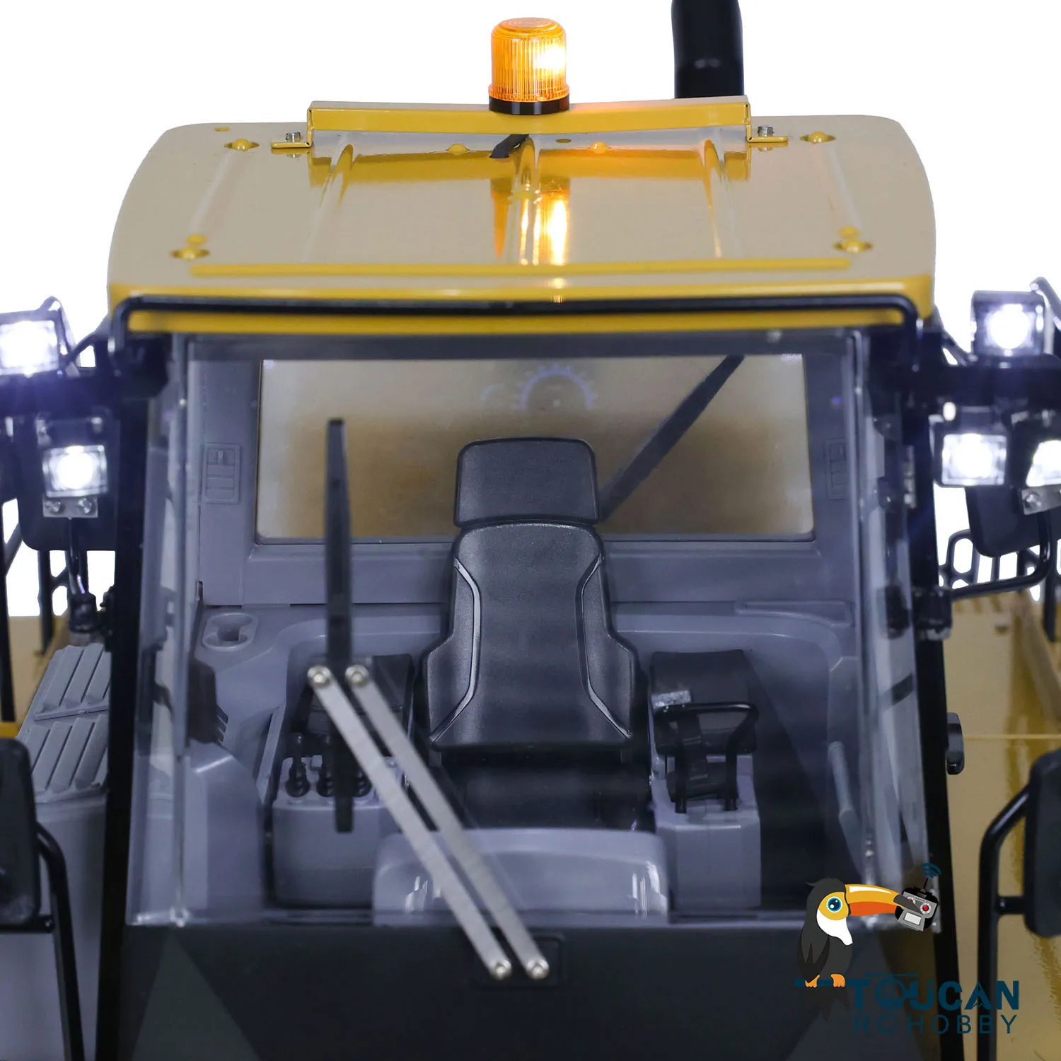 In Stock 1/14 HUINA KABOLITE Hydraulic RC Loader Updated K988 Finished Remote Control Car Earth Mover Truck Toucan Toys for Boys 5