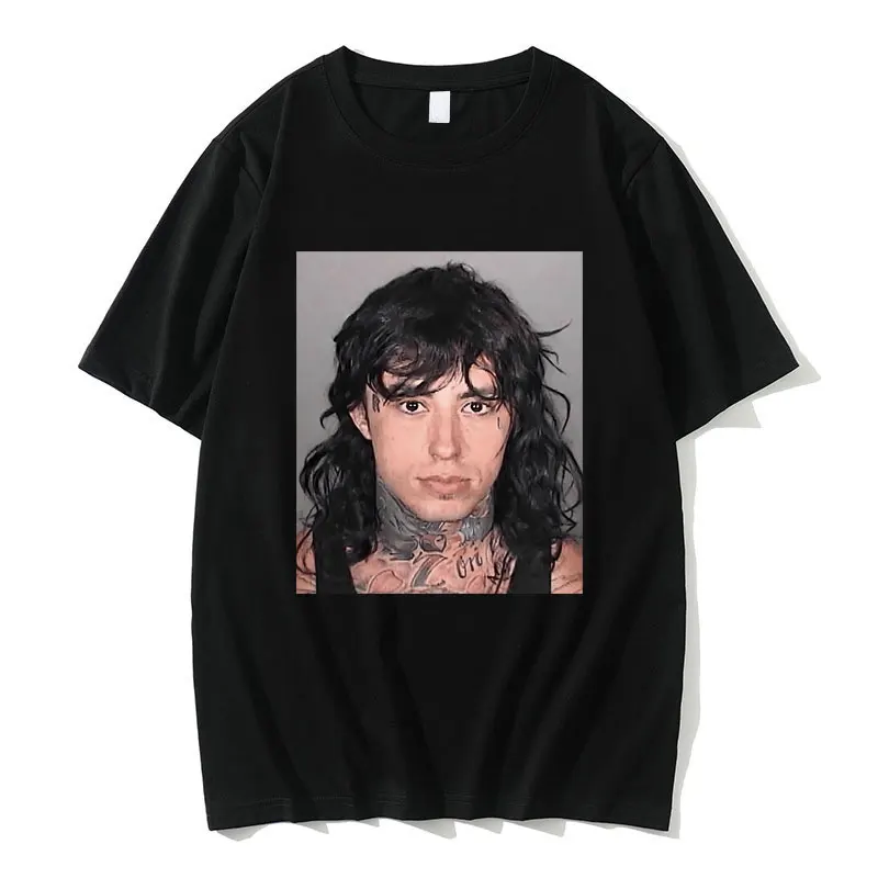 Ronnie Radke Mugshot Men T Shirt T Shirt White T Shirts Korean
