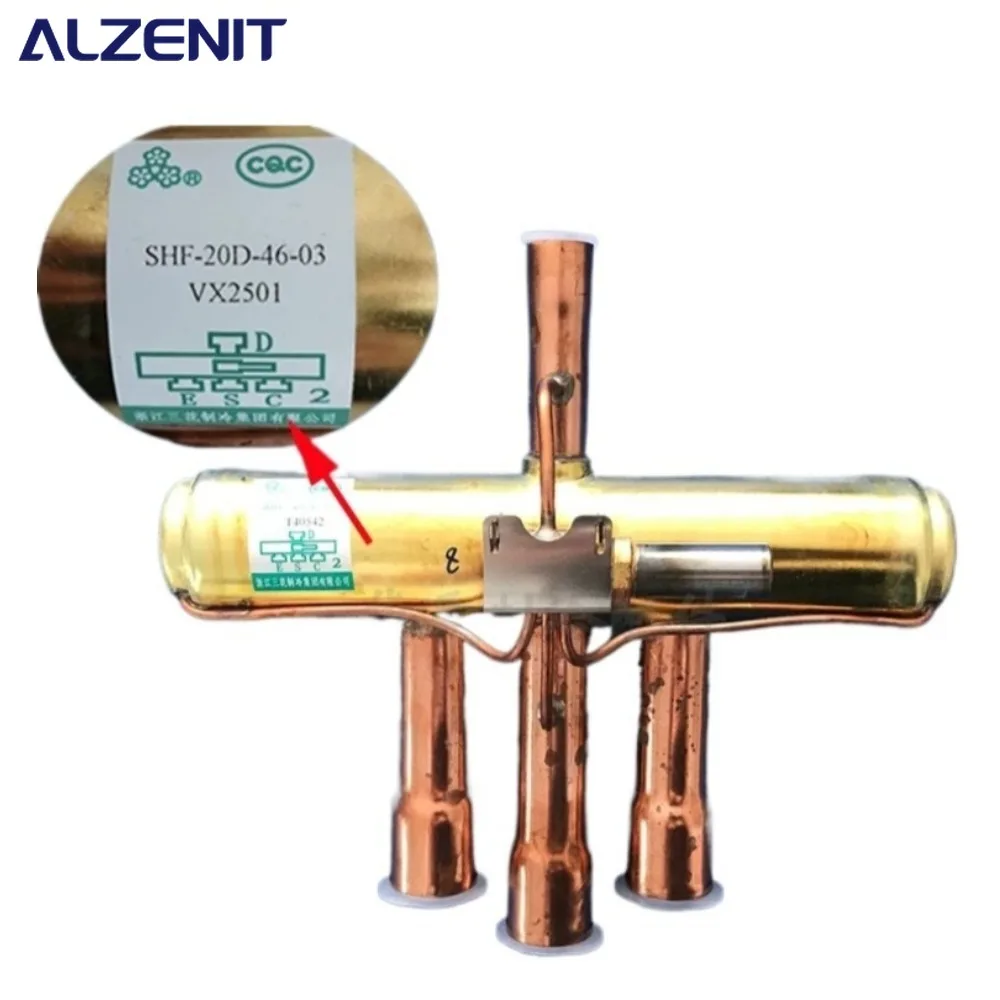 4-Way Directional Valves SHF-20D-46-03 5P For Sanhua Air Conditioner ...