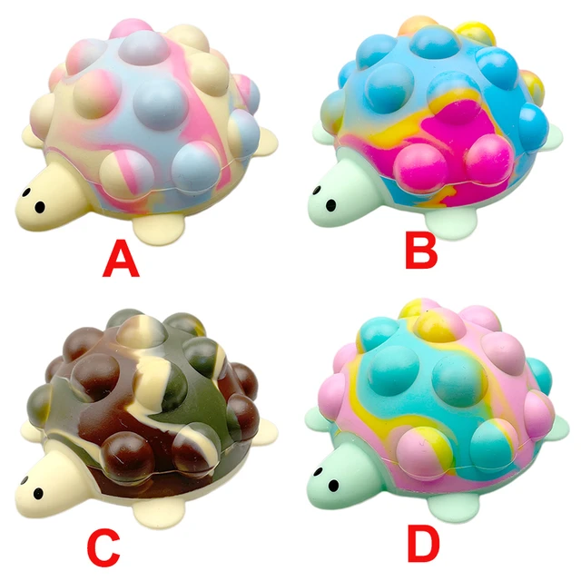 3D Turtle Ball Pop Fidget Toys It Ppoper Push Bubble Stress Ball Anti  Stress Squeeze Toys Pop Ball Kids Adults Gifts - AliExpress