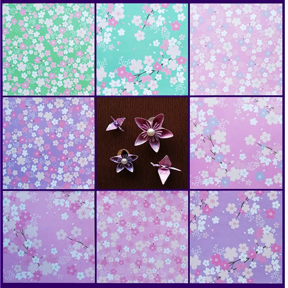 60PCS15*15 Japanese Paper, Origami Paper, CHIYOGAMI, Wrapping Paper, for Scrapbooking, Gift, Paper Craft, Mix Patterns - 5