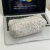 INS Floral Print Pen Bag Large Capacity Multifunctional Pencil Case Stationery Organizer Students 1