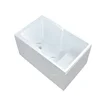 Modern Simple Home Acrylic Massage Bathtub Small Apartment Bathroom Constant Temperature Surfing Jacuzzi with Seat Design X 2