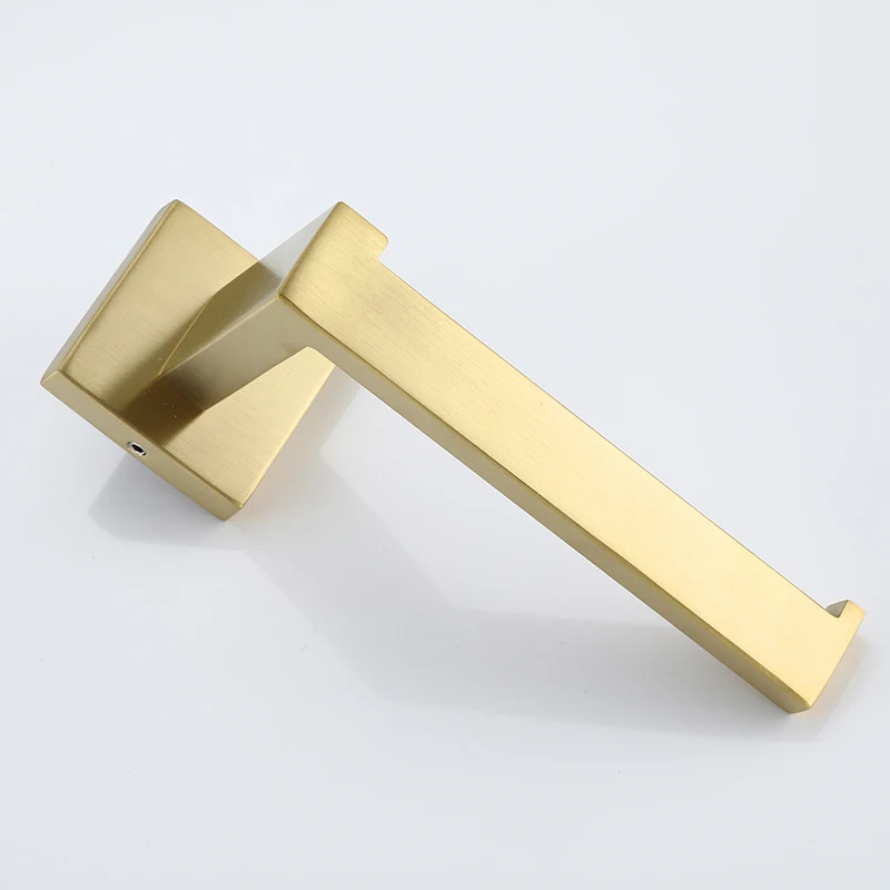 Brushed Gold Bathroom Accessories Set Toilet Brush Holder Toilet Paper Holder Wall Mounted 304 Stainless Steel Bathroom Hardware