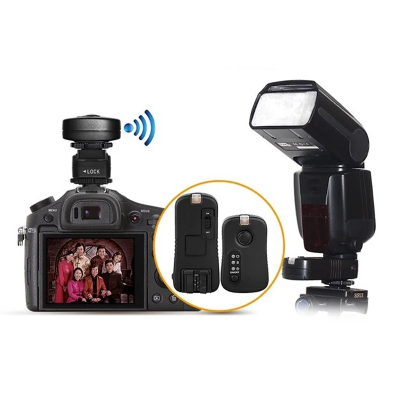 TF335 Flashing Hot Shoe Sync Adapter Dedicated Hotshoe Adapter Converter for A7S A7SII A7R A7RII A7II NEX6 RX1 RX1R RX10