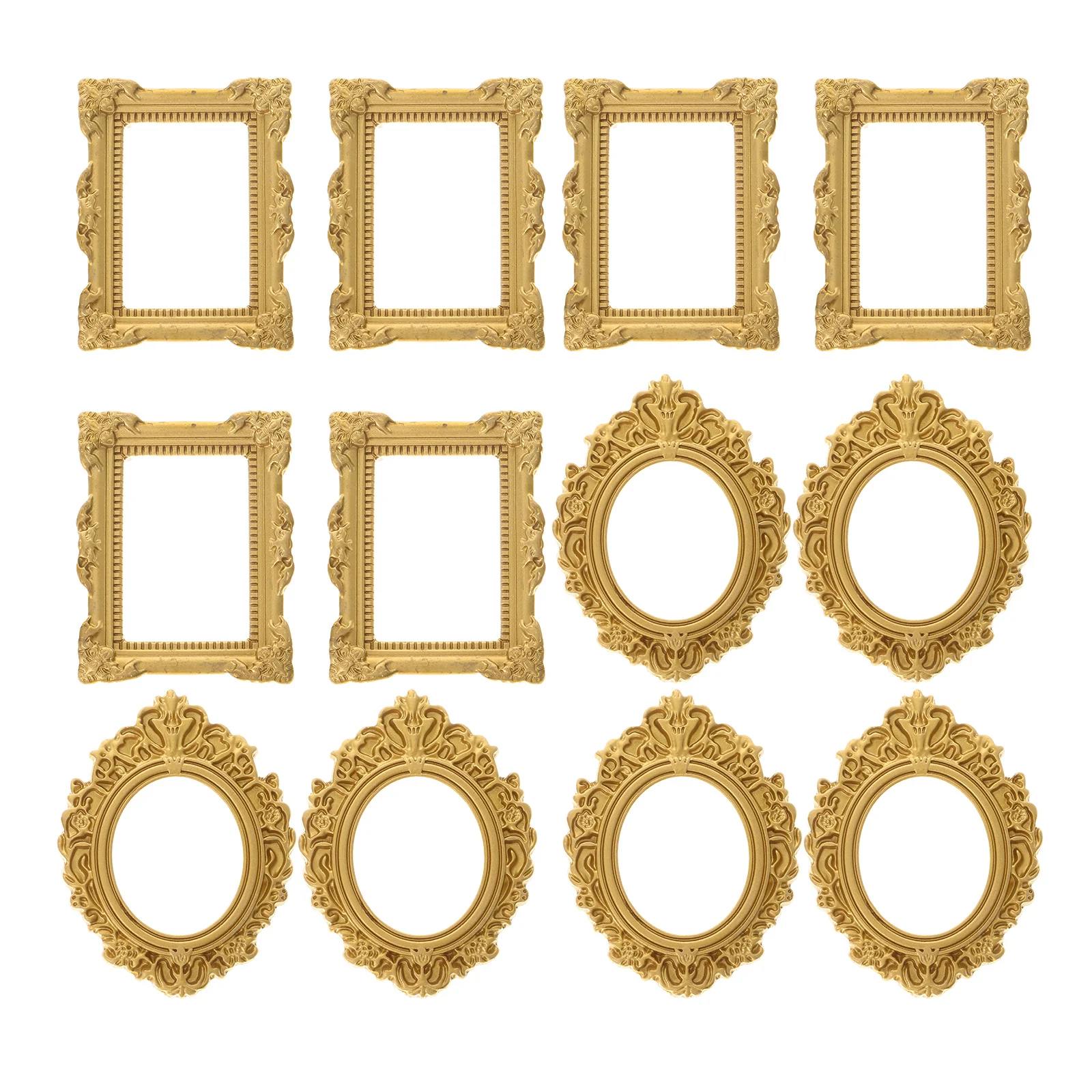 

Retro Resin Picture Frame Mini Photo Frame Ornament Picture Display Frame for DIY Crafts