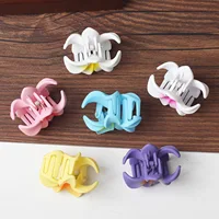 6Pcs Fashion Colorful Transparent Flower Small Hair Claw Clips clamp Hairpin Barrette for Thick Thin Hair Accessories for Women - Image 5