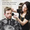 Haircut Tool pattern Capes Cutting Waterproof Non Sticky Hair Cloth Hairdressing Haircut capeswith See-Through Window Cape 3