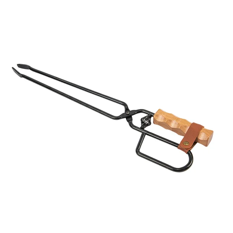 

Fireplace Fire Tongs Firewood Grabber Tool Log Claw Tongs for Bonfire Campfire Fire Pit Outdoor Indoor Log Grabber Tongs