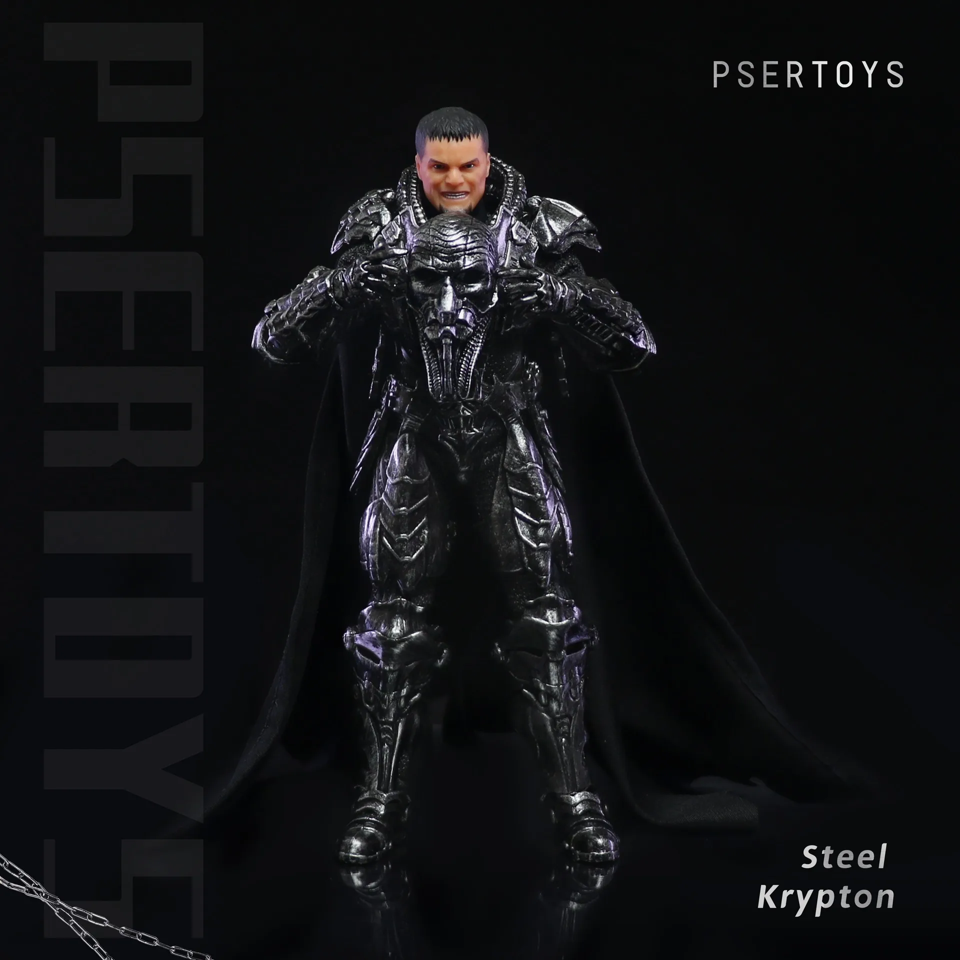 Psertoys 1/12 Scale Steel Krypton Star General Zod Male