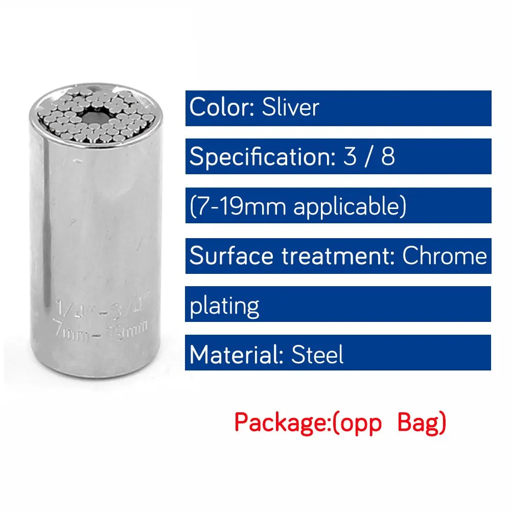 Multifunctional 7 to 19mm Magic Socket Multi Purpose Wrench Extension Rod Electric Hand Drill Screw Tool Set BEST SELLERS