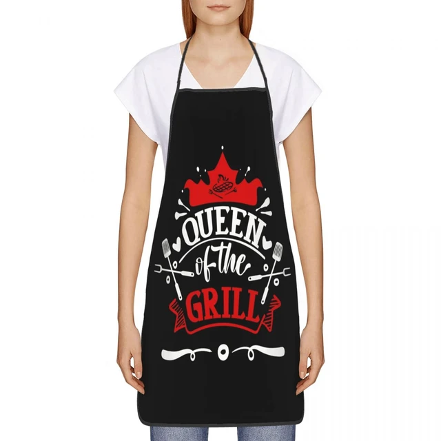 QUEEN OF THE GRILL tablier de barbecue drôle pour le barbecue