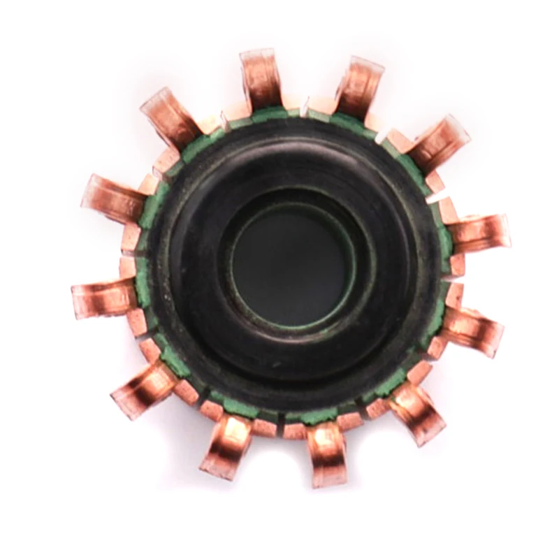 8*23*19.5mm 12P Teeth Copper Hook Type Electrical Motor Commutator CHY-1518-12 Auto Motor Water Pump Auto Parts