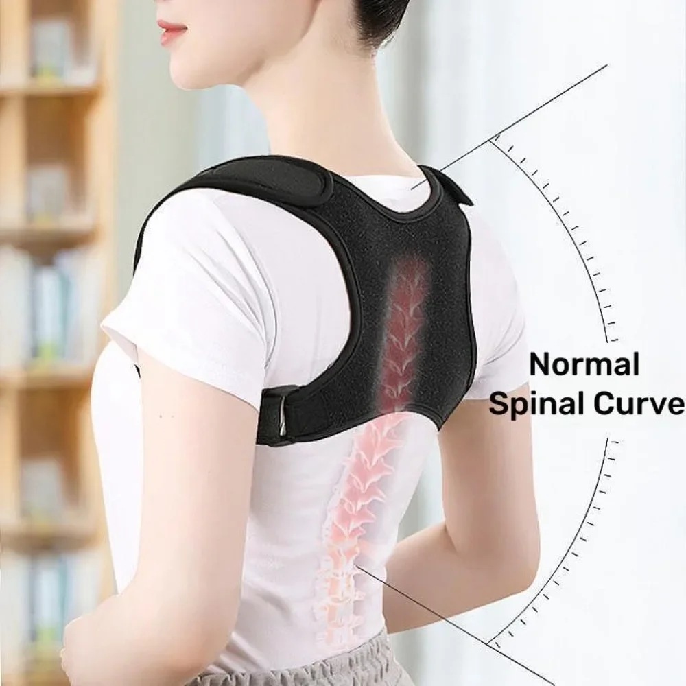 Back Posture Corrector Adjustable Back Brace Support Invisible Shoulder Posture Corrector Spine Neck Health Correction Belt