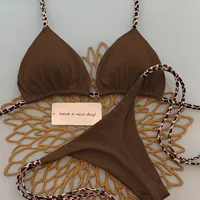 Color Triangle Bikini