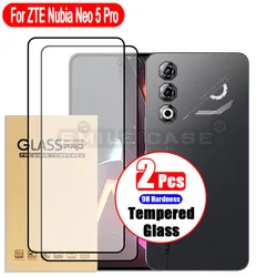 High - Definition Scratch Resistant Phone Screen Protector 2 - Piece Set for Nubia Neo 5 Pro (Black)