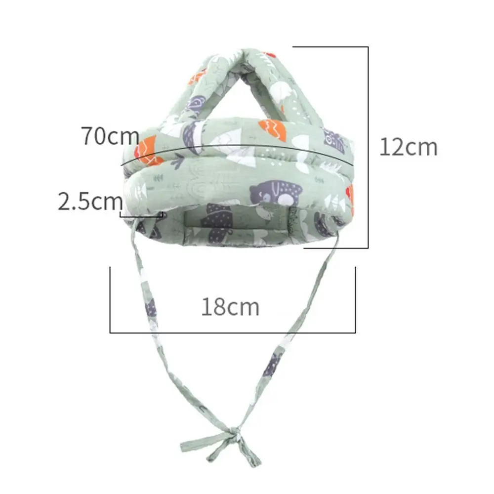 Cotton Baby Protection Hat Soft Anti Collision Headgear