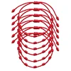 98314-34ce18.jpg Bracelet à ficelle rouge, 2 pièces, 7 nœuds, Protection mauvais œil, amulette porte-bonheur pour succès et prospérité, Bracelet d'amitié pour Couple