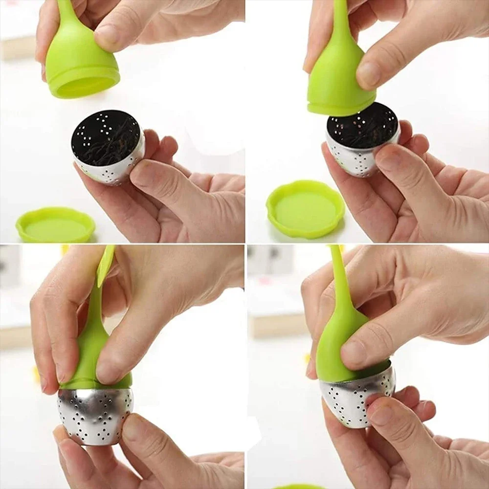 7Pcs/set Tea Infuser For Spice Filter Tea Bag Leaf Infuser Teaware Fancy Sieve Herbal Tools Teamaker For Strainer Diffuser tea infuser tea strainer tea filter tea maker