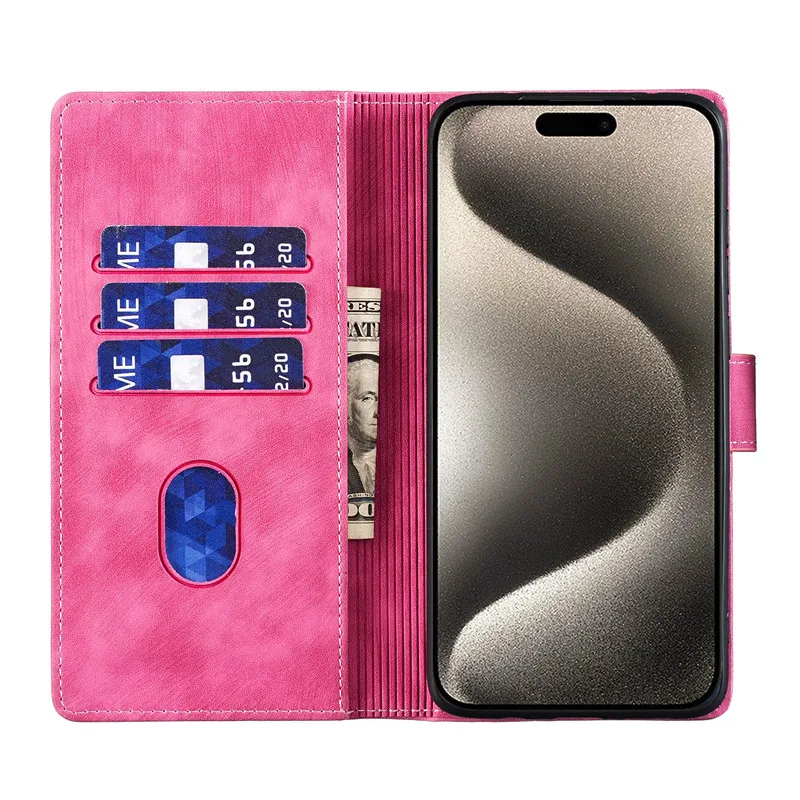 Cat Leather Phone Case - Stylish Flip Cover & Wallet Bag in Premium Design