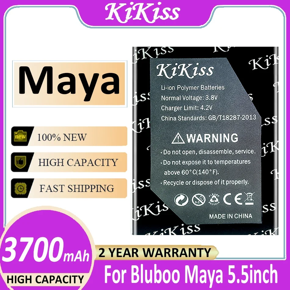 

KiKiss Battery 3700mAh/5000mAh For Bluboo Maya max 5.5 inch Mobile Phone Bateria