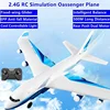 G2 Simulation RC Passenger Plane EPP Anti-fall Material Cool Lighting RC Fixed-Wing Glider Airplane  Intelligent Balance System 2