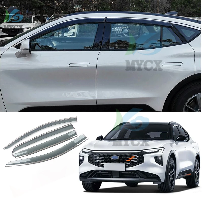 

Козырек для окон и дверей для Ford EVOS 2021 2022, боковые оконные дефлекторы, аксессуары, 4 шт. для Toyota Highlander