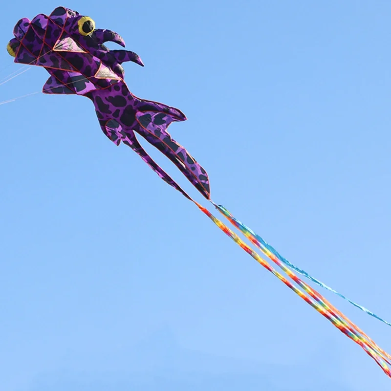8M 3D Soft Kite Big Goldfish Adult Outdoor Large Flying Long Tail Kite Easy To Tear-resistant Waterproof Material