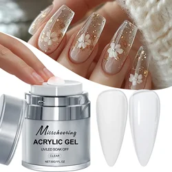 Quick Build 30g Press - On Nail Extension Gel with UV LED Painless Crystal Finish (CLEAR - 30g)