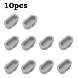 Silicone Dustproof Charging Port Protector Cap (10pcs Grey)
