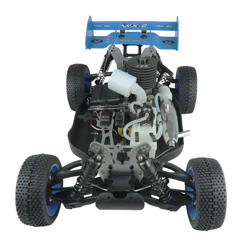 off-road excitement with the VRX Racing RH802 VRX-2 1/8 Nitro RTR 4WD Buggy! Powered by a Force.21 nitro engine 3