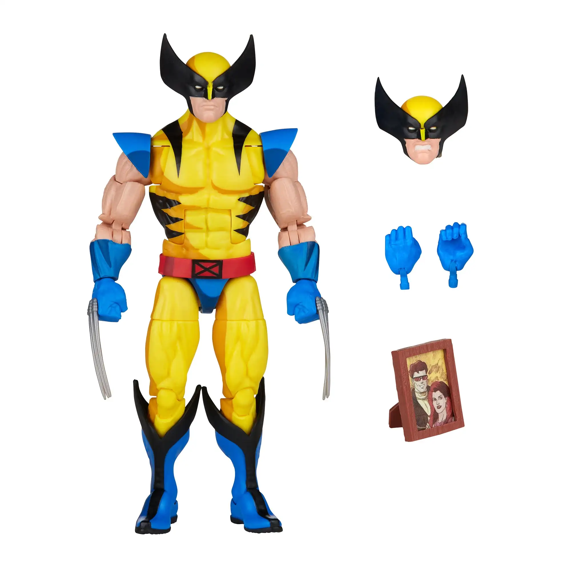 marvel-legends-x-men-anni-'90-serie-animata-wolverine-6-action-figure-comics-logan-toys-modello-di-bambola