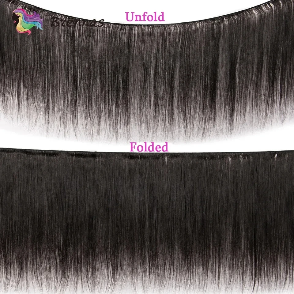Straight Human Hair Bundles Natural Color Human Hair Brazilian Weaves Extension Straight Bundles For Women
