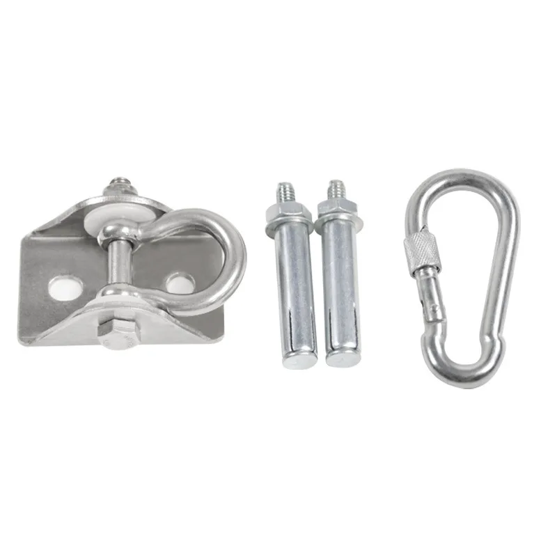 Rotating Stainless Steel Roof Swing Hook Fixed Buckle Hammock Yoga Sandbag Thickened Sturdy Durable Strong Load-bearing Capacity 5