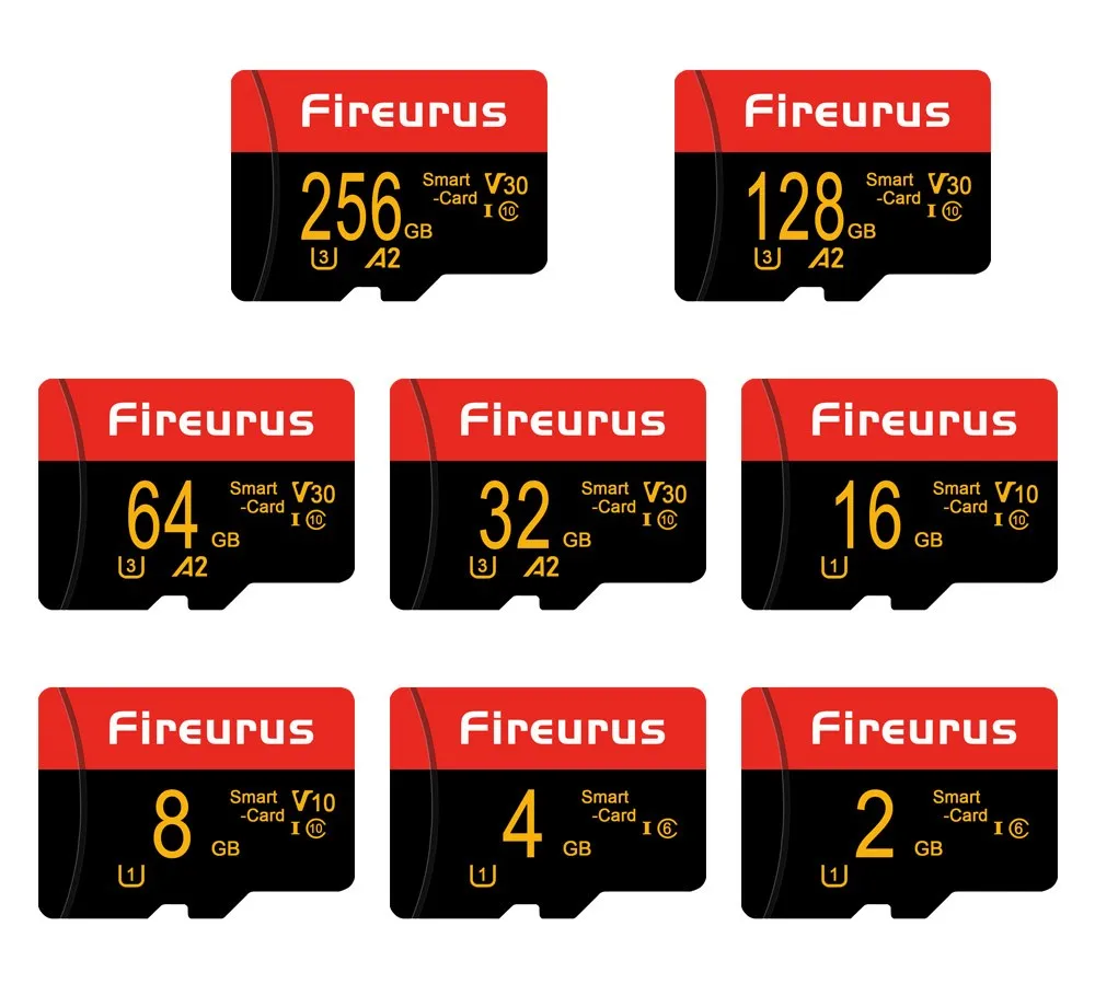 클래스 10 마이크로 SD TF 메모리 카드 2GB 4GB 8GB 16GB 32GB 64GB 128GB 256GB 플래시 카드 스마트폰 및 감시 장치용