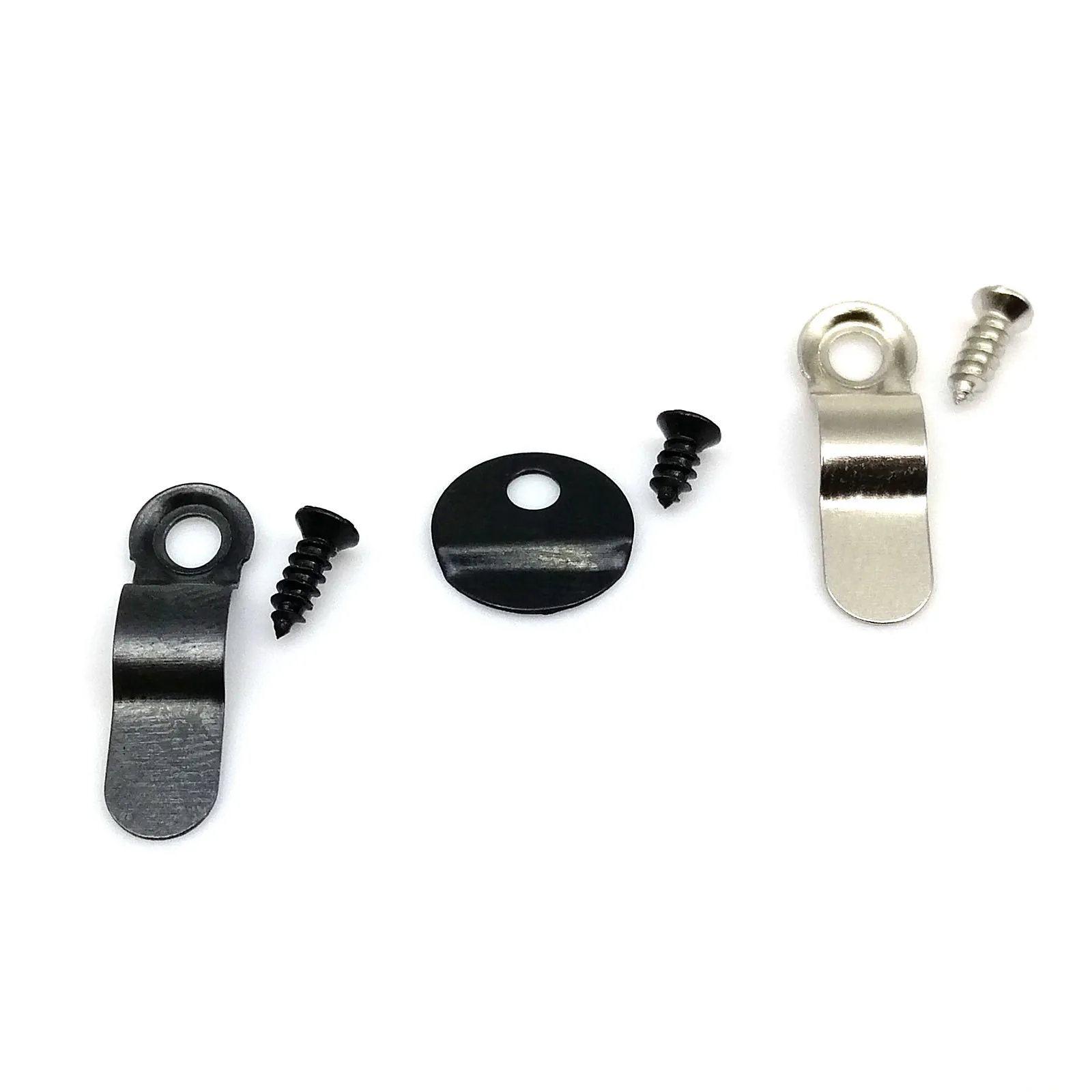 50pcs Metal Iron Bent Bow Arch Elastic Spring Picture Frame Back Board Turnbutton Clip Snap with Screws