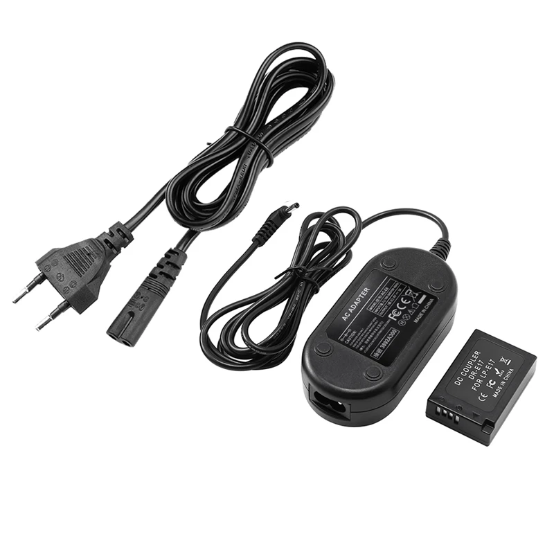 Lp-E17 Dummy Battery Camera Dummy Accoppiatore Parti Accessori Per Canon Eos M3 M5 M6 Cavo Adattatore Di Alimentazione (Spina Ue)