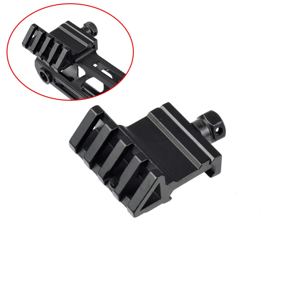 MG554zy0 45 Degree Offset Angle 20mm Side Rail Scope Mount for Picatinny RTS Angle 20mm Side Rail Scope Mount 