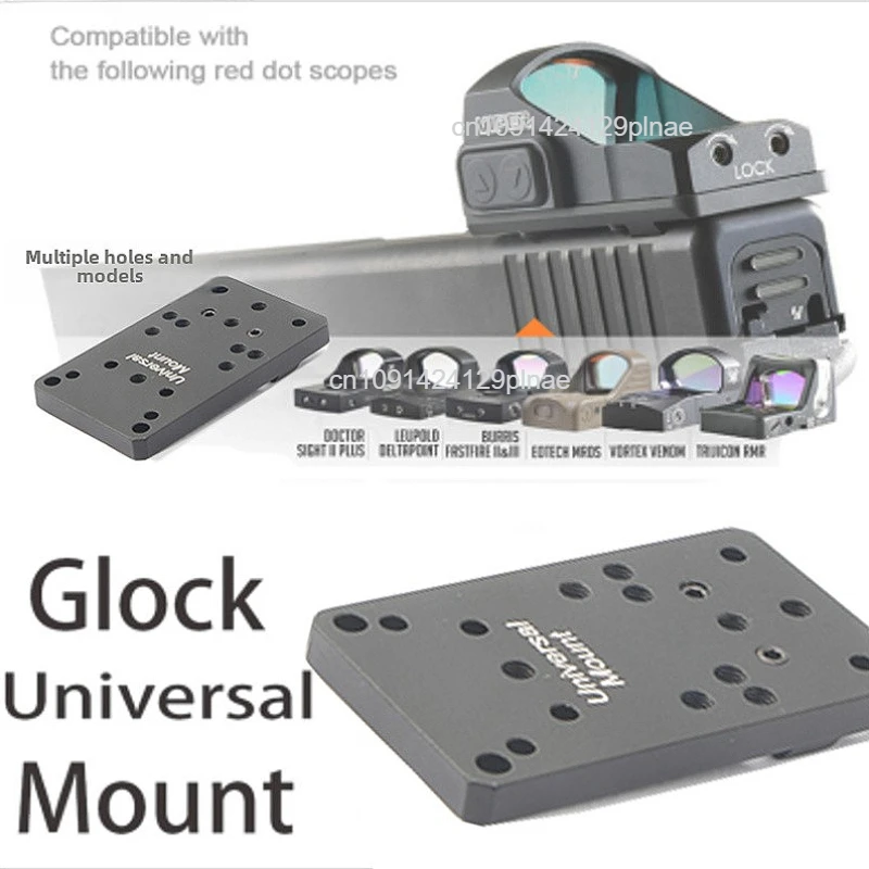 G ock Pistol Rear Sight Red Dot Mounting Plate Kits Fit All G ock Pistol Models Except G21/G42/G43 Tactical Handgun Accessories