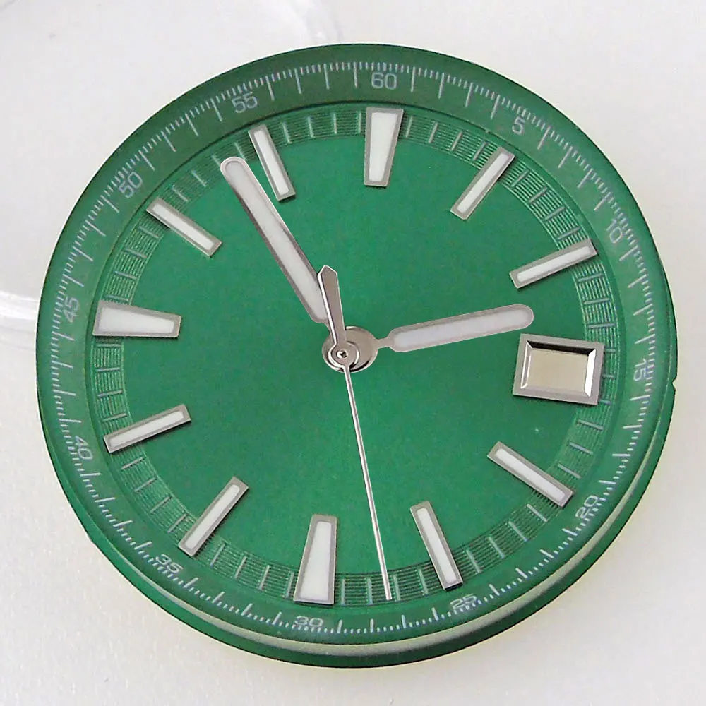 Enhanced Stainless Steel Watch Case with Sapphire Glass Back and Push-Pull Crown, 41MM