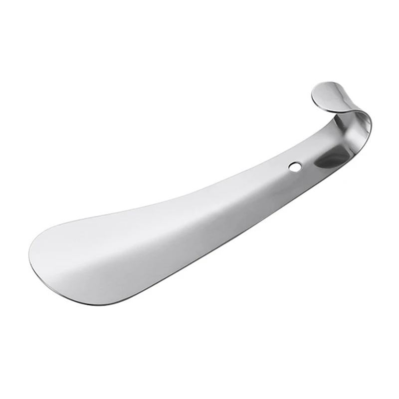 1Pcs 14.5 Cm Shoe Horn Stainless Steel Metal Shoehorn Shoes Lifter Tool Professional Lazy Shoe Spoon High Heels Sneakers Helper