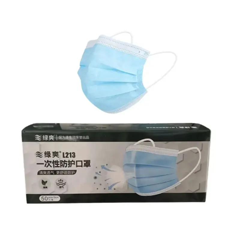 Masque poussière chantier 50 pièces jetable charbon actif 4 couches