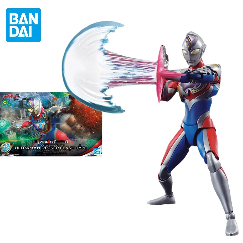 

Bandai Original Anime Figure Rise Standard Ultraman Decker Action Figure Toys Collectible Model Ornaments Gifts for Children