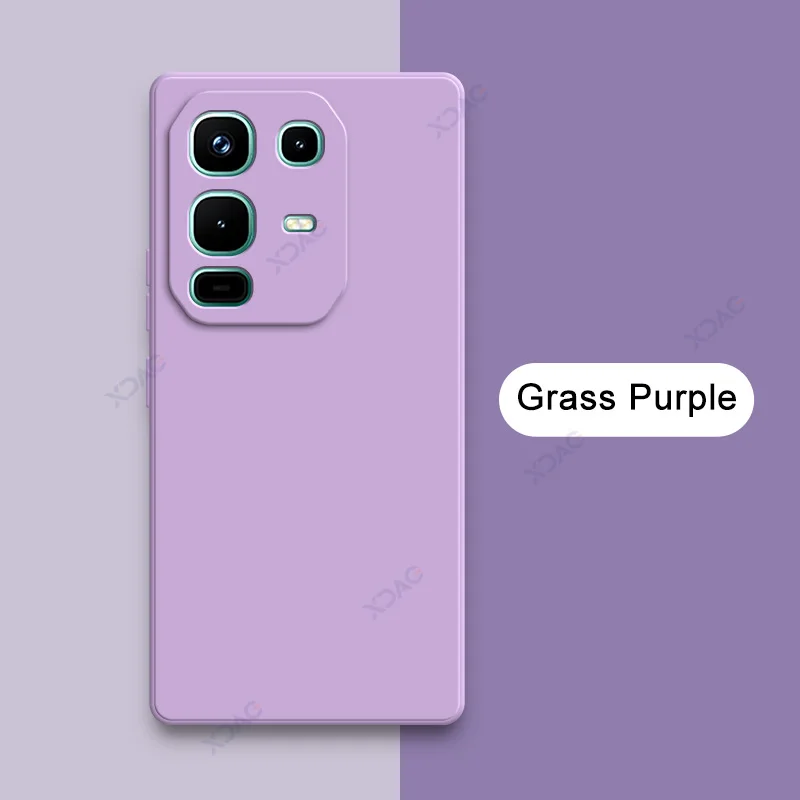 Luxury Candy Cellphone Case with Camera Protector - Soft Square Liquid Silicone Armor Coque